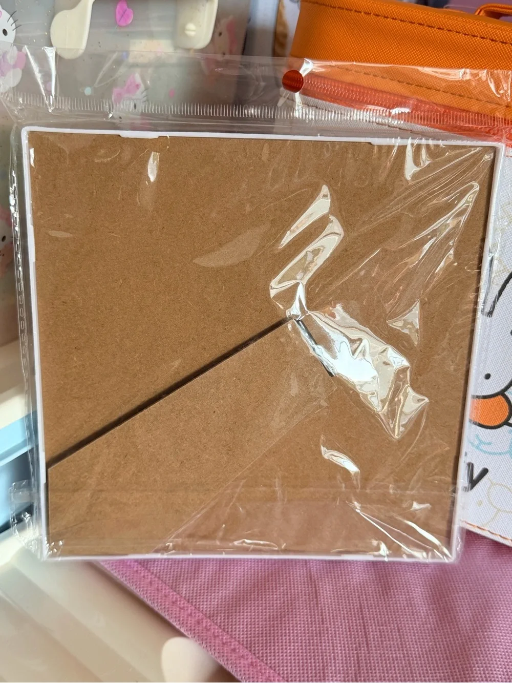 Hello Kitty Pink & Yellow Diamond Art Kit + Stand Frame